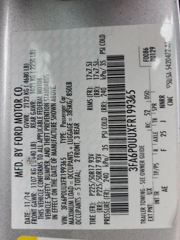 2015 FORD FUSION S H - 3FA6P0UUXFR199365