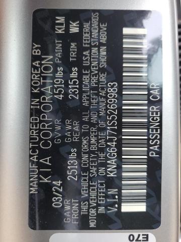 2025 KIA K5 GT LINE - KNAG64J71S5269983