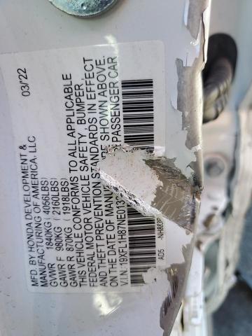 2022 HONDA CIVIC SPOR - 19XFL1H87NE013201