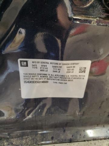 2016 BUICK REGAL 2G4GK5EX5G9146689