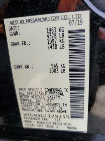 2020 NISSAN ALTIMA SR - 1N4BL4CV1LC129355