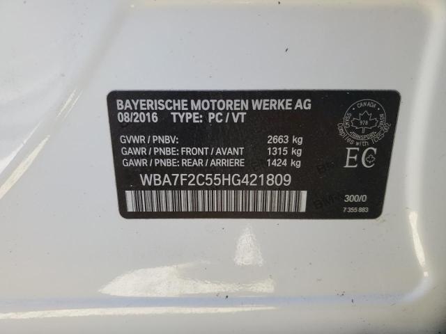 2017 BMW 750 XI - WBA7F2C55HG421809