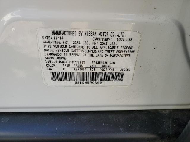 2015 INFINITI QX50 - JN1BJ0HR1FM772195