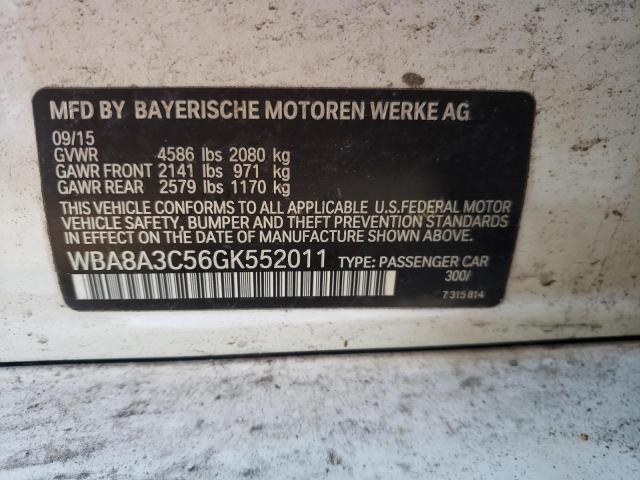 2016 BMW 320 XI - WBA8A3C56GK552011
