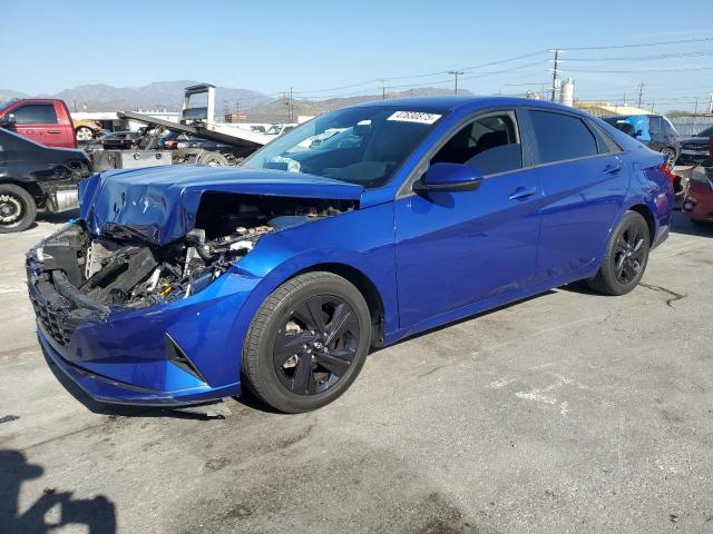 HYUNDAI ELANTRA SE 2022 blue  gas 5NPLM4AG5NH085920 photo #1