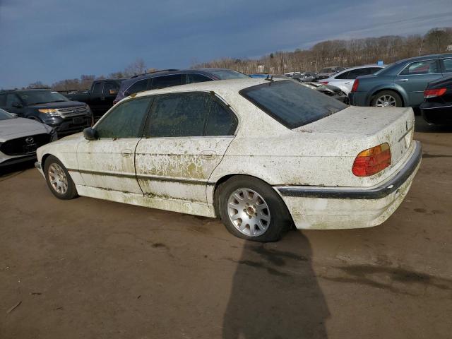 BMW 740IL 2000 white  gas WBAGH834XYDP07127 photo #3
