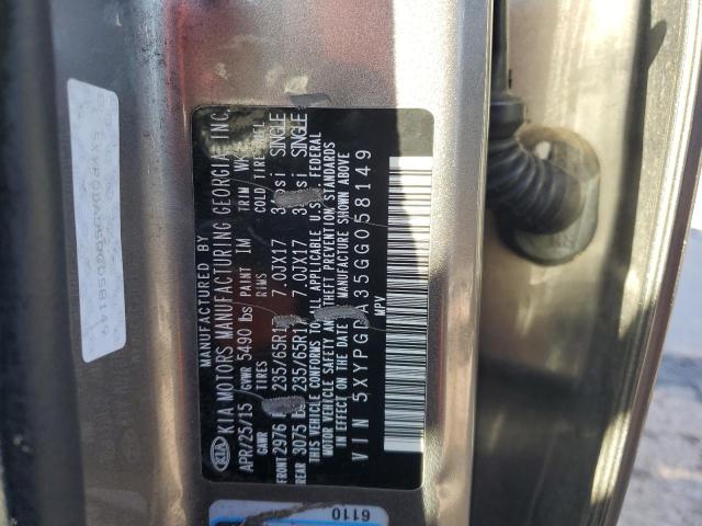 2016 KIA SORENTO LX - 5XYPGDA35GG058149