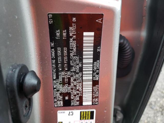 2020 LEXUS RX 450H 2T2JGMDA8LC047485