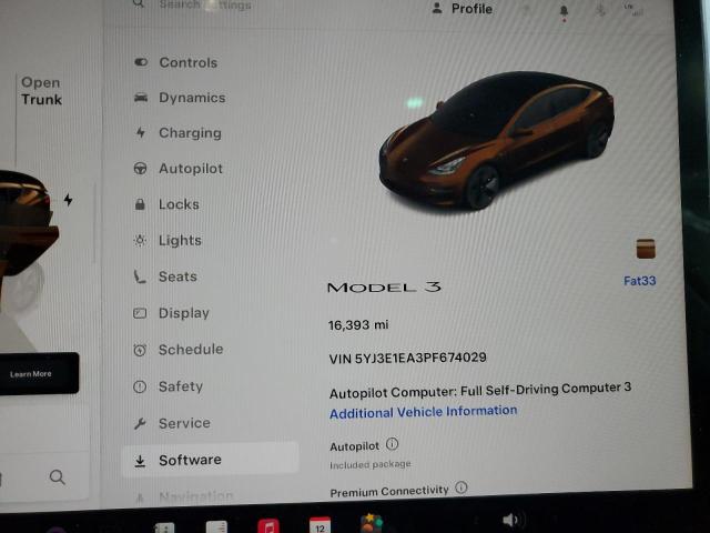2023 TESLA MODEL 3 - 5YJ3E1EA3PF674029