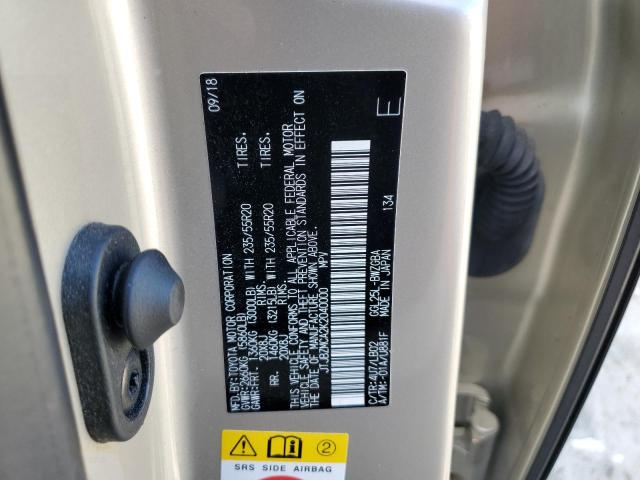 2019 LEXUS RX 350 BAS - JTJBZMCA2K2040000