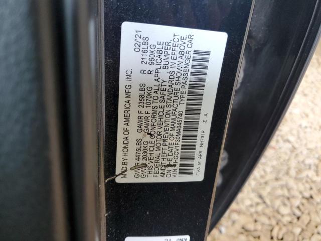 2021 HONDA ACCORD SPO - 1HGCV1F30MA045740