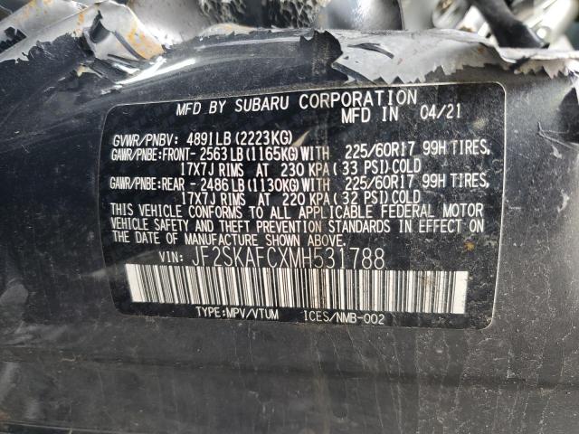 2021 SUBARU FORESTER P - JF2SKAFCXMH531788