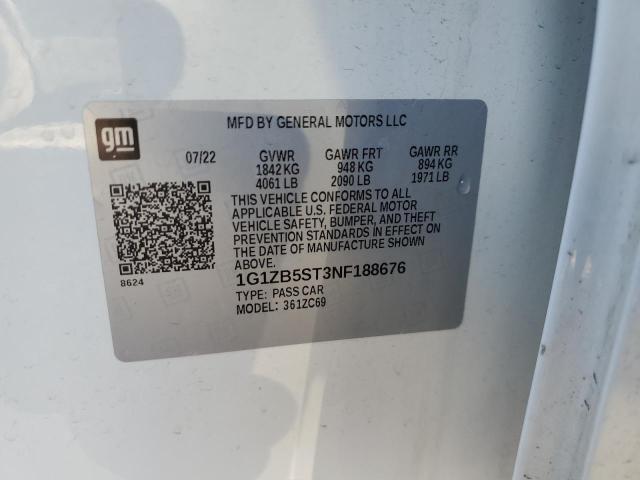 2022 CHEVROLET MALIBU LS - 1G1ZB5ST3NF188676