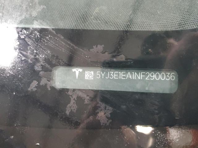 2022 TESLA MODEL 3 - 5YJ3E1EA1NF290036