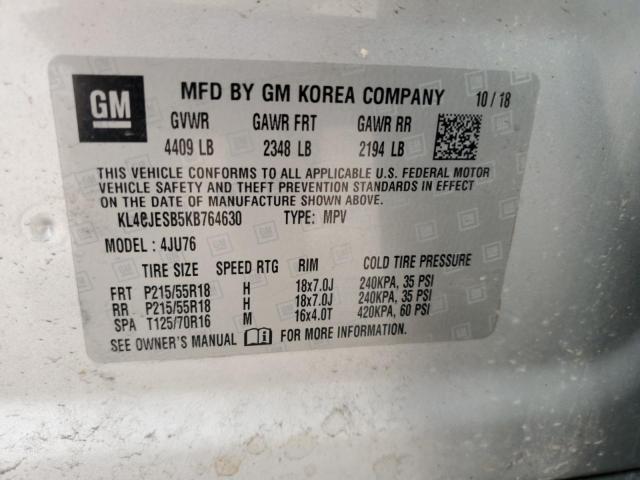 2019 BUICK ENCORE PRE - KL4CJESB5KB764630