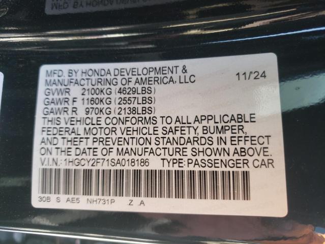 2025 HONDA ACCORD HYB - 1HGCY2F71SA018186