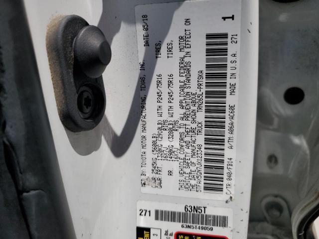 2018 TOYOTA TACOMA DOU - 5TFAX5GN7JX123348