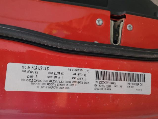 2015 DODGE CHARGER R/ - 2C3CDXCT5FH844415