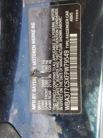 2015 BMW 435 XI WBA3T7C5XFPW79549