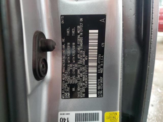 2015 TOYOTA SIENNA LE 5TDJK3DC4FS107272