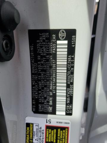 2022 TOYOTA CAMRY LE - 4T1C11AK9NU039617