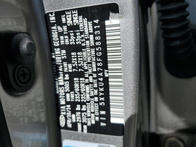 2015 KIA SORENTO EX - 5XYKU4A78FG588314