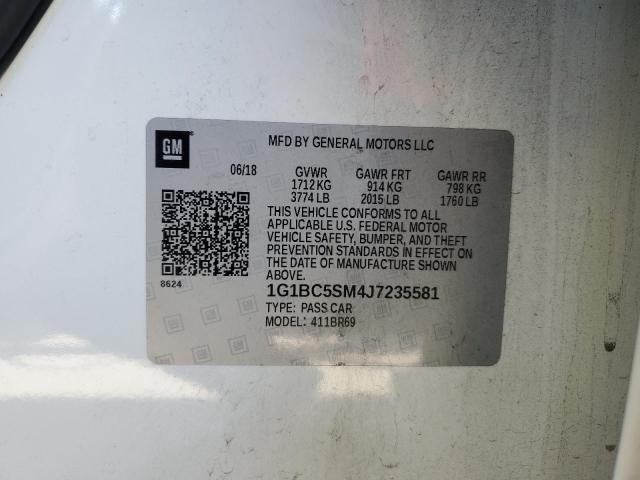 2018 CHEVROLET CRUZE LS - 1G1BC5SM4J7235581