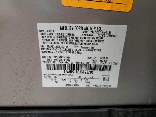 2018 FORD TAURUS POL - 1FAHP2L83JG123706