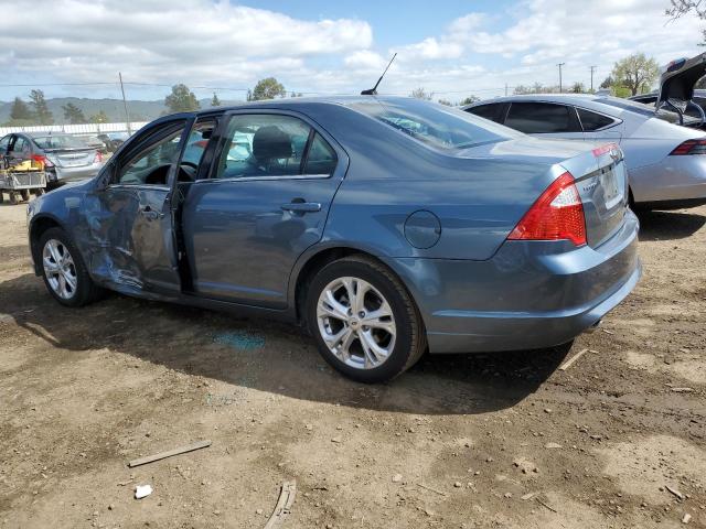 FORD FUSION SE 2012 teal  flexible fuel 3FAHP0HG4CR320545 photo #3