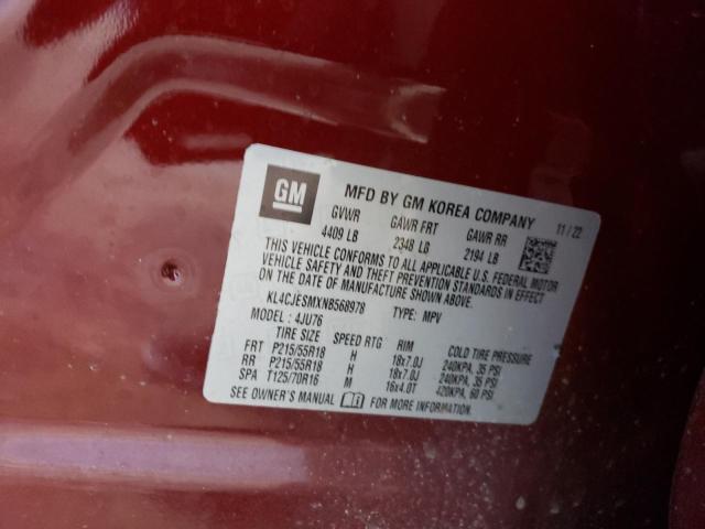 2022 BUICK ENCORE PRE - KL4CJESMXNB568978