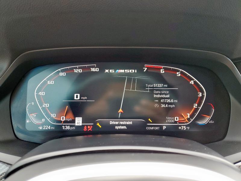 2021 BMW X6 M50I - 5UXCY8C07M9H34783
