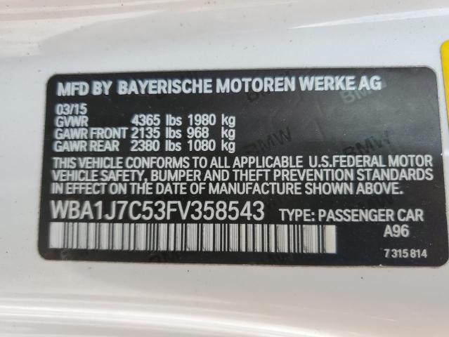 2015 BMW M235I - WBA1J7C53FV358543