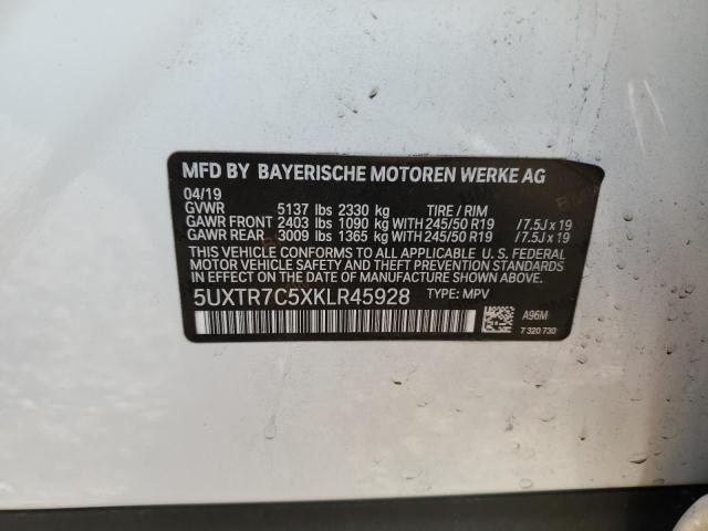 2019 BMW X3 SDRIVE3 - 5UXTR7C5XKLR45928