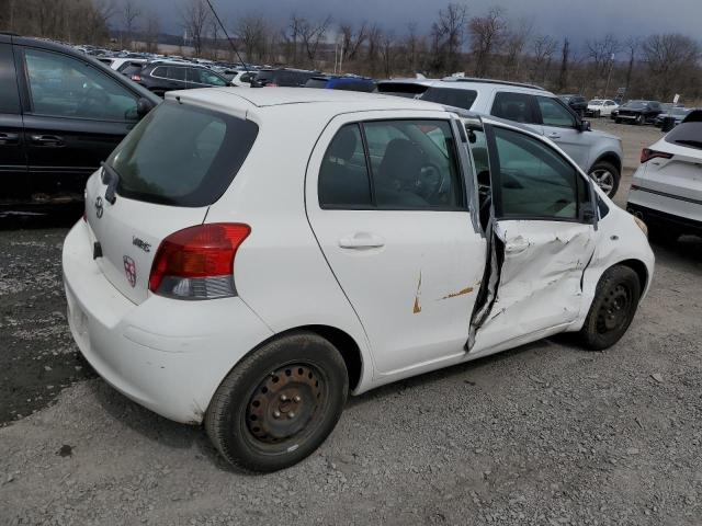 TOYOTA YARIS 2009 white  gas JTDKT903795265349 photo #4