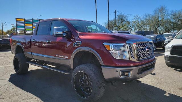 NISSAN TITAN XD S 2017 red  Diesel 1N6BA1F44HN548942 photo #1