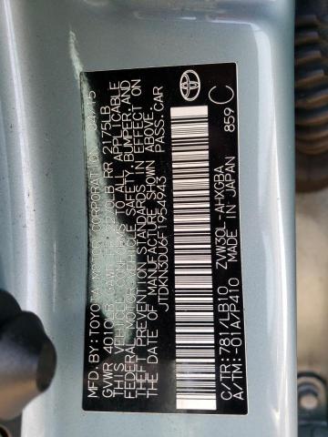 2015 TOYOTA PRIUS - JTDKN3DU6F1954943