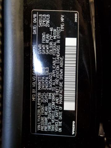 2018 VOLVO XC60 T6 LYVA22RL9JB118138