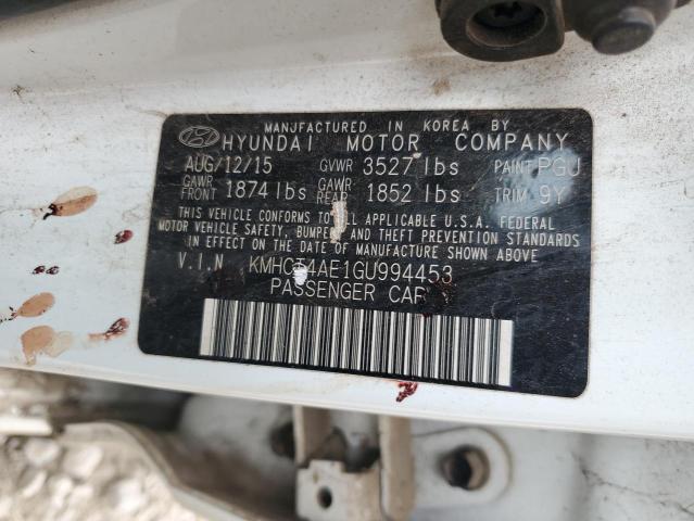 2016 HYUNDAI ACCENT SE - KMHCT4AE1GU994453