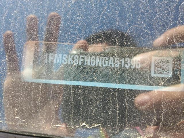 1FMSK8FH6NGA51396 2022 FORD EXPLORER