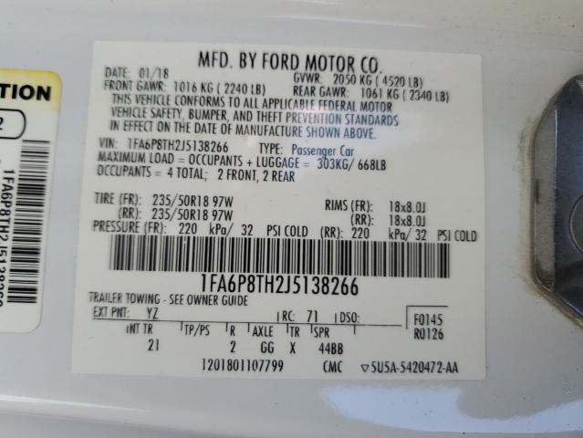 2018 FORD MUSTANG - 1FA6P8TH2J5138266