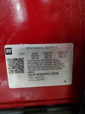 2023 CHEVROLET BOLT EV 2L 1G1FX6S05P4172378