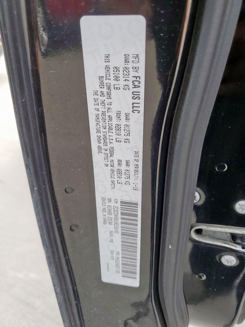 2018 DODGE CHARGER SX - 2C3CDXHG0JH210143