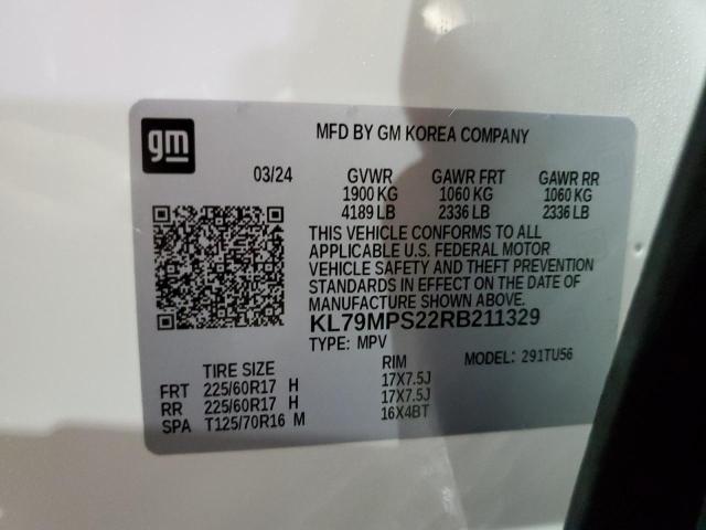 2024 CHEVROLET TRAILBLAZE - KL79MPS22RB211329