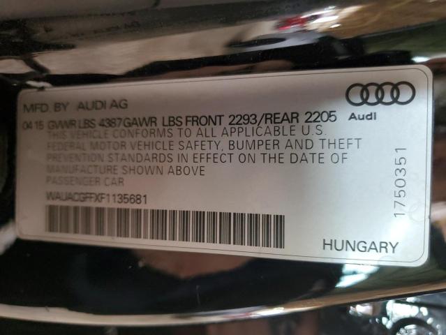 2015 AUDI A3 PREMIUM - WAUACGFFXF1135681