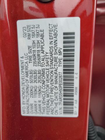 2023 HONDA CR-V SPORT - 7FARS5H50PE002877