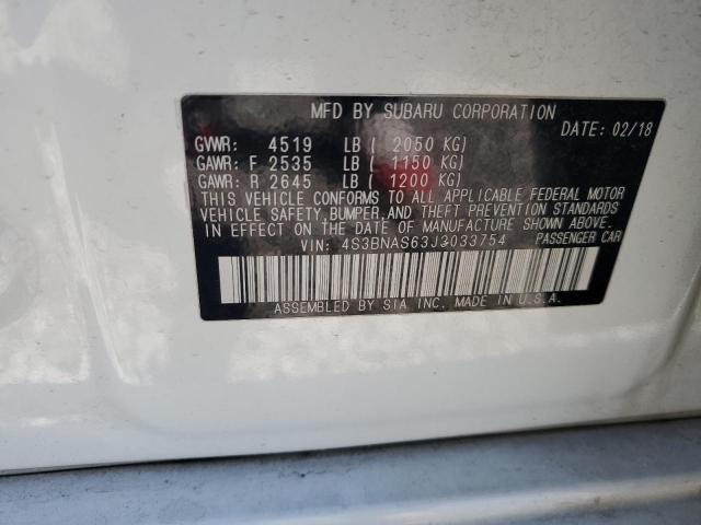 2018 SUBARU LEGACY SPO - 4S3BNAS63J3033754