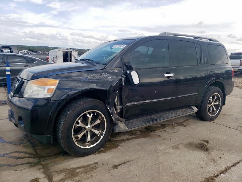 NISSAN ARMADA SE 2008 black  gas 5N1AA08D18N610413 photo #1