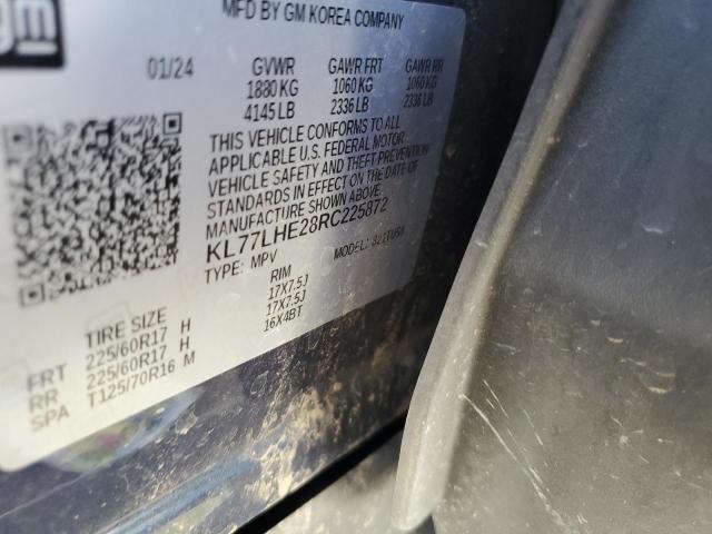 2024 CHEVROLET TRAX 1LT - KL77LHE28RC225872