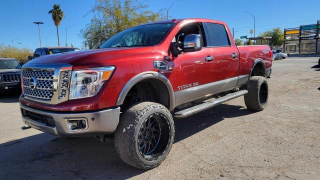 NISSAN TITAN XD S 2017 red  Diesel 1N6BA1F44HN548942 photo #3