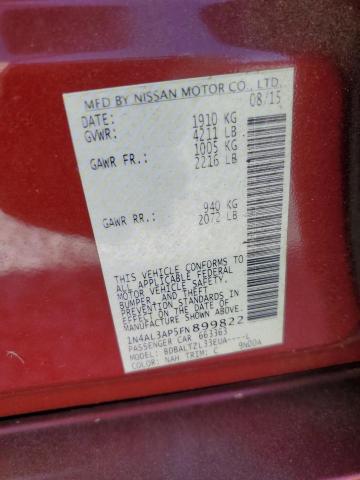 2015 NISSAN ALTIMA 2.5 - 1N4AL3AP5FN899822